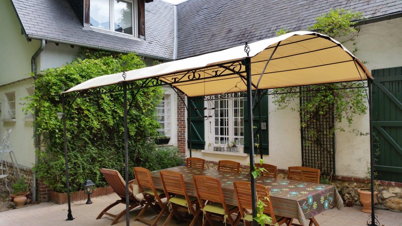 Protection solaire: 50 idées pour la terrasse extérieur  Bache pour  pergola, Amenagement jardin, Pare soleil terrasse